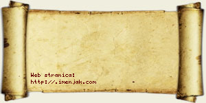 Milena Trnjaković vizit kartica